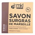 MKL Green Nature Savon Surgras de Marseille Coco 100 g - Adoucissement et nettoyage quotidien du corps et des mains