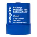 Respire Déodorant Stick Embruns Cèdre Efficacité 48h Bio - Recharge 50g