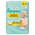 Pampers Premium Protection Couches Taille 2 (4-8kg) - 35 couches - Protection optimale contre les fuites et les irritations