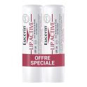 Eucerin Duo Soin Actif Lèvres Lip Active SPF20 2x4,8g - Apaise, Hydrate et Protège