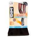 DIM Collant Fantaisie Thermo Effet Transparent Noir - 1 Paire - Taille : 1/2 - Élégance et chaleur
