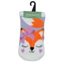 Airplus Chaussettes Infusées à l'Aloe Vera Renard et coeurs Taille 26-31 - Confort et douceur