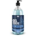 Les Petits Bains de Provence Gel Douche Homme - 1 Litre - Embrun - Rafraîchissant, Tonifiant et Marin