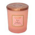 Collines de Provence Bougie Parfumée Rose & Hibiscus 180 g – ambiance florale douce et romantique