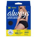 Always Culotte Menstruelle Lavable Hipster Flux Moyen à Abondant Taille M – Confort et protection