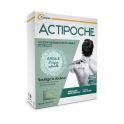 Actipoche Coussin Thermique Argile Cervicales & Trapèzes - 15 × 41cm - Soulagement à chaud ou à froid