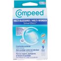 Compeed Multi-Blessures SmartSkin Moyen x9 - Cicatrisation accélérée et protection imperméable