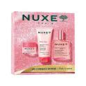Nuxe Coffret Noël Les Iconiques en Rose 3 soins - Coffret floral pour sublimer le visage, le corps et les mains