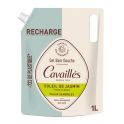 Cavaillès Gel Bain Douche Soleil de Jasmin Peaux Sensibles - Éco-recharge 1 Litre
