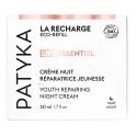 Patyka Lift Essentiel Crème Nuit Réparatrice Jeunesse Bio Recharge 50 ml – Triple correction anti-âge et teint unifié