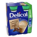 Delical Boisson HP HC Sans Sucres Soutien Nutritionnel Hyperprotéiné Saveur Café - 4 x 200ml