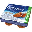 Delical Gelodiet Eau Gélifiée Édulcorée Thé-Pêche 4x120g – Hydratation et déglutition