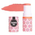 Charlotte Bio Blush en Stick Crémeux Bio Corail Effet Bonne Mine Naturel - 5g