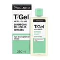 Neutrogena T/Gel Shampoing Pellicules Grasses 250 ml - Purifie le cuir chevelu et régule le sébum