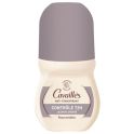 Rogé Cavaillès Contrôle 72h Roll-On Anti-Transpirant Parfum Jasmin Ambré 50ml - Efficacité anti-odeurs et protection des peaux sensibles