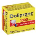 Doliprane 1 000 mg - 8 sachets-dose arôme orange