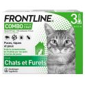 Frontline Combo Chats et Furets 3 Pipettes - Anti-puces, tiques et poux