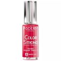 Poderm Color Strong Vernis Durcisseur - 8ml - Couleur : Rouge Rose - Renforce, protège et sublime les ongles