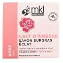 MKL Green Nature Lait d'Ânesse Savon Surgras Éclat Rose 100 g - Illumination et nettoyage des peaux sensibles