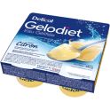Delical Gelodiet Eau Gélifiée Citron 4x120g – Hydratation et déglutition