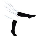 Thuasne Venoflex Fast Coton Chaussettes de Contention Femme Classe 3 Long – Fibre naturelle et confort