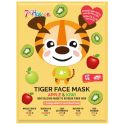 7th Heaven Masque Visage Tigre Pomme et Kiwi 1 Masque – Revitalise et rafraîchit