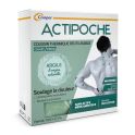 Actipoche Coussin Thermique Argile Multizones - 12.5 × 27cm - Soulagement polyvalent à chaud ou à froid