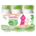 Babybio Lait de Croissance 3 - Dès 10 mois - 6 bouteilles de 25cL