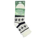 Airplus Chaussettes Infusées à l'Aloe Vera Snowflakes Black Taille 35-41 - Confort et douceur