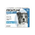 Frontline Spot-On Antiparasitaire Chien M de 10 à 20 kg - 3 Pipettes