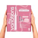 MyVariations Coffret-Cadeau Brosse à Dents Électrique Pastel-Rose + 4 Accessoires
