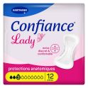 Confiance Lady Pads 3 Gouttes - 12 protections - Protège-slips féminins ultra-discrets