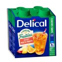 Delical Les Saveurs Fruitées Boisson Nutritionnelle Prête à Boire Sans Sucres Multi-Fruits - 4 x 200ml