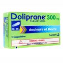 Doliprane 300 mg - 10 suppositoires enfant
