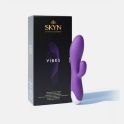 SKYN Vibes Vibromasseur premium - Double stimulation et vibrations haute puissance pour un maximum de plaisir