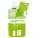 SVR Sebiaclear Crème Lavante - 400ml + Recharge 400ml -  Nettoie et apaise les peaux à tendance acnéique