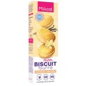 Milical Biscuits Fourrés Saveur Vanille - 4 sachets de 2 biscuits diététiques sans sucres ajoutés