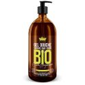 Les Petits Bains de Provence Gel Douche Bio - 1 Litre - Citron Gingembre - Revigorant, Tonifiant et Rafraîchissant