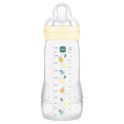 MAM Easy Active Biberons 2ème Âge - 1 Biberon de 330 ml - 6 Mois et + - Débit Très Rapide - Couleur : Pearl