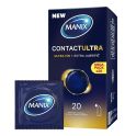 Manix Contact Ultra Préservatifs Ultra-Fin & Extra Lubrifié - 20 Préservatifs