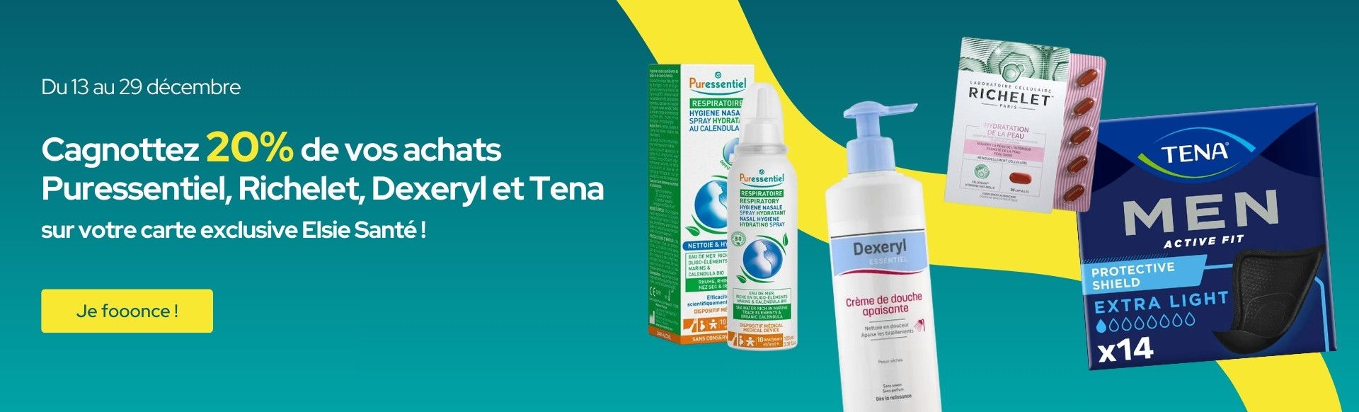 Cagnottage de 20% sur votre carte exclusive