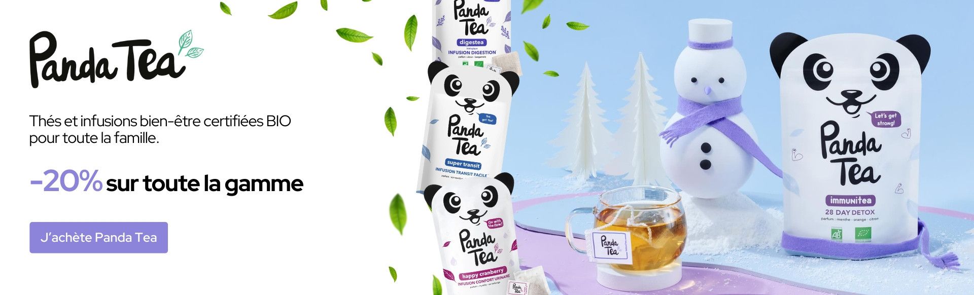 -20% sur Panda Tea