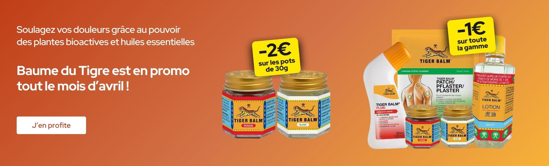 Baume du Tigre en promotion
