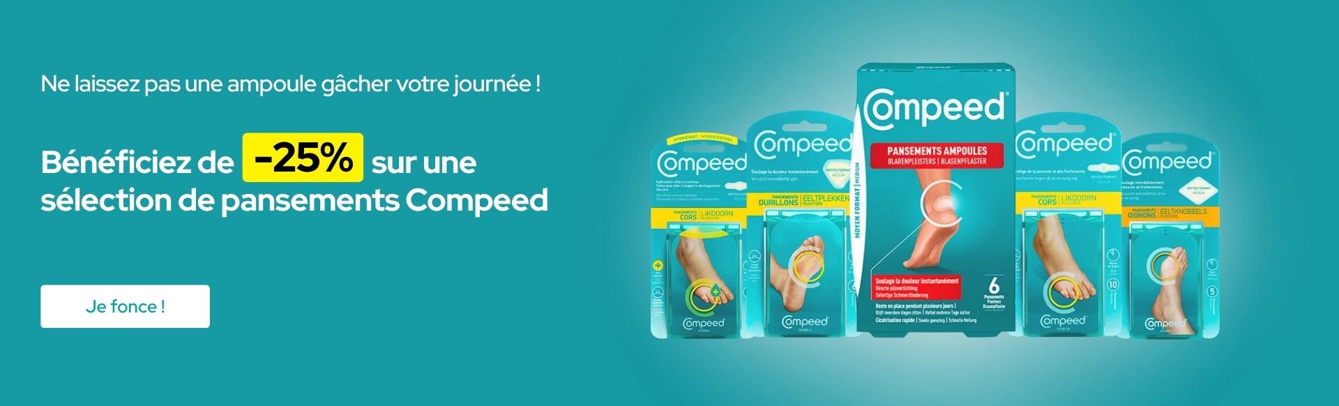 Compeed : Promotion sur les pansements ampoules