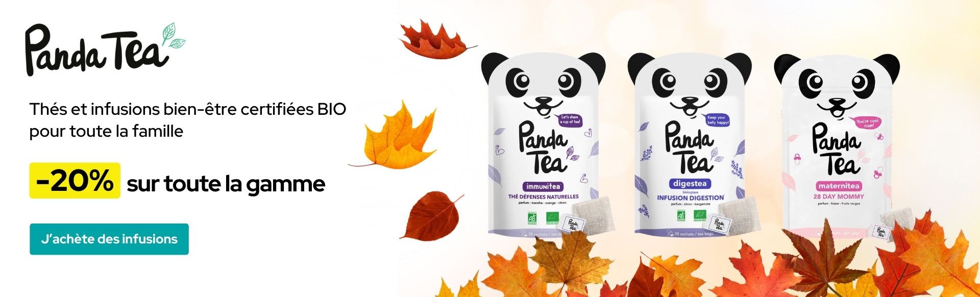 -20% sur Panda Tea