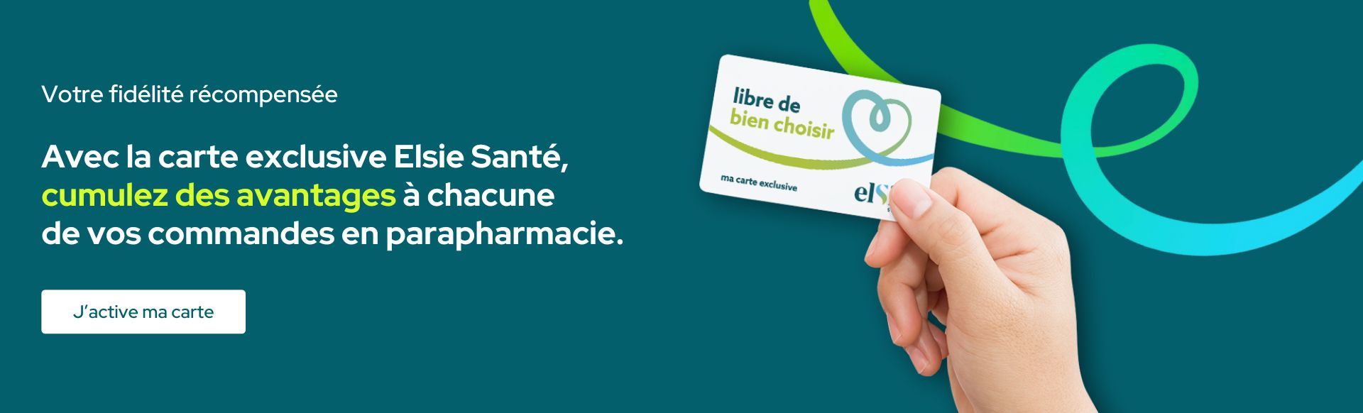 Cumulez des euros avec la carte de fidélité Elsie Santé