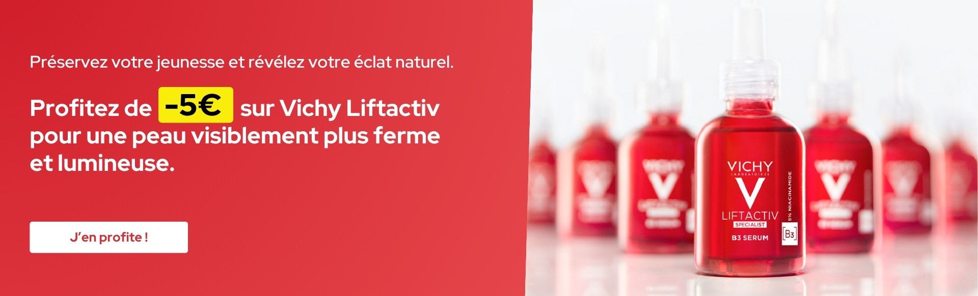 -5€ sur la gamme Vichy Liftactiv