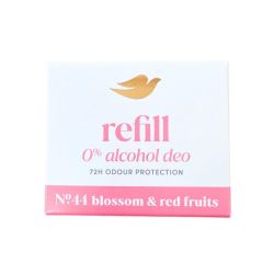 Dove Recharge Déodorant N°44 Fleurs & Fruits Rouges 0% alcool - Protection odeurs 72h sans sels d'aluminium