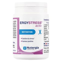 Nutergia ErgyStress Activ - Apporte Motivation et Gestion su Stress - 60 gélules