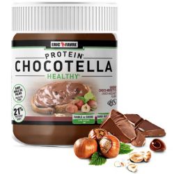 Éric Favre Chocotella Healthy Pâte à Tartiner Protéinée - Chocolat/Noisette - 250g - Se faire plaisir sans excès
